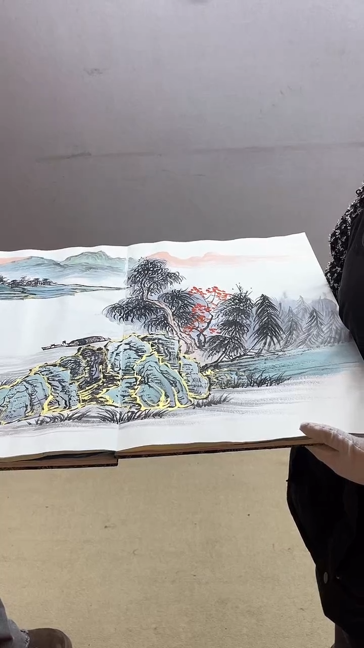 【闪购商品】国画张金专 册页作品