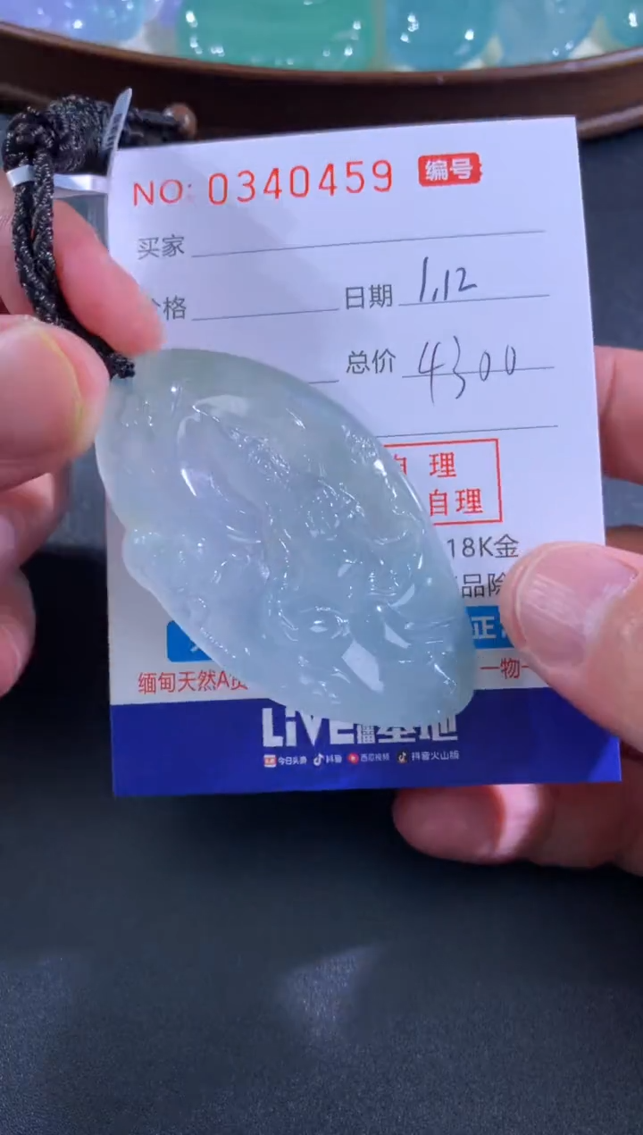 【闪购商品】翡翠颈饰未镶嵌天然A货翡翠