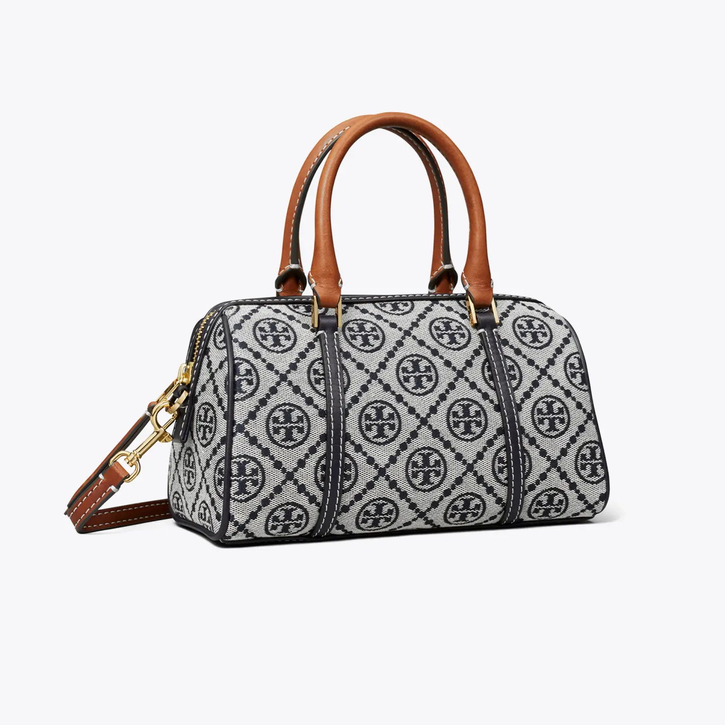 tory burch 汤丽柏琦提花老花波士顿斜挎包170417-405【D】