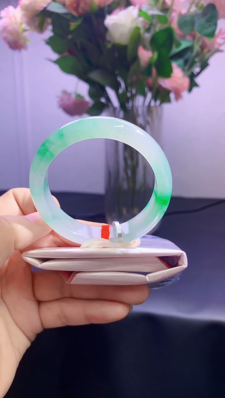 未镶嵌手镯翡翠翡翠手镯圈口51.8-t521 手镯定价2万卖价28万