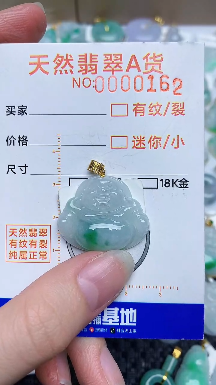 【闪购商品】翡翠颈饰18K金镶嵌12.12121