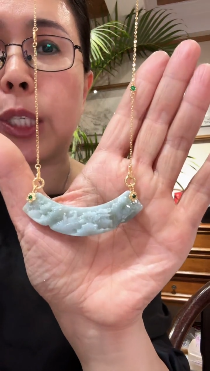 【闪购商品】翡翠颈饰未镶嵌国风