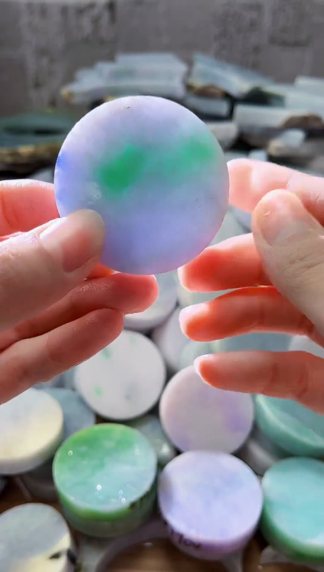 裸石翡翠天然翡翠A货383