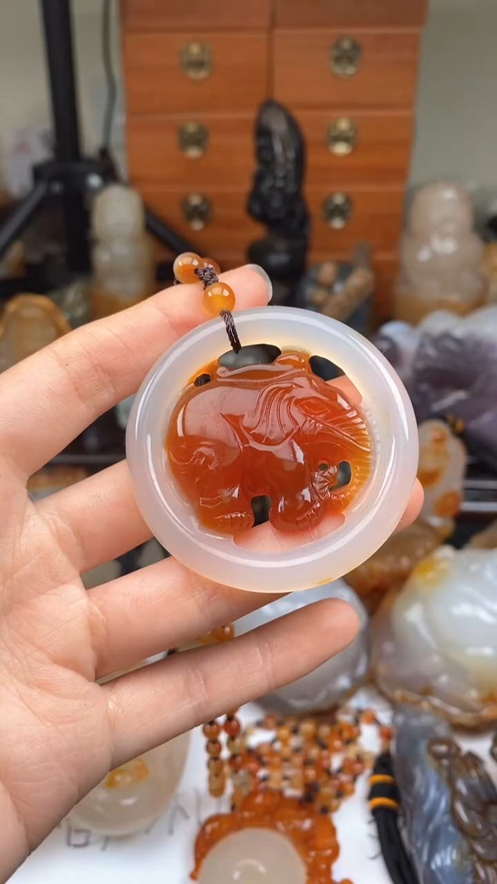 【闪购商品】玛瑙/玉髓颈饰未镶嵌AA