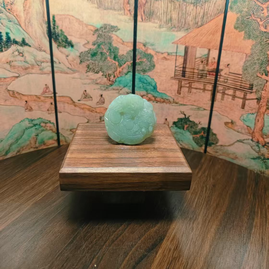 Z和田玉貔貅吊坠0396