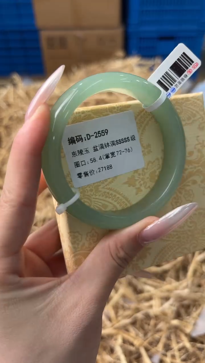 未镶嵌手镯石英质玉D-2559