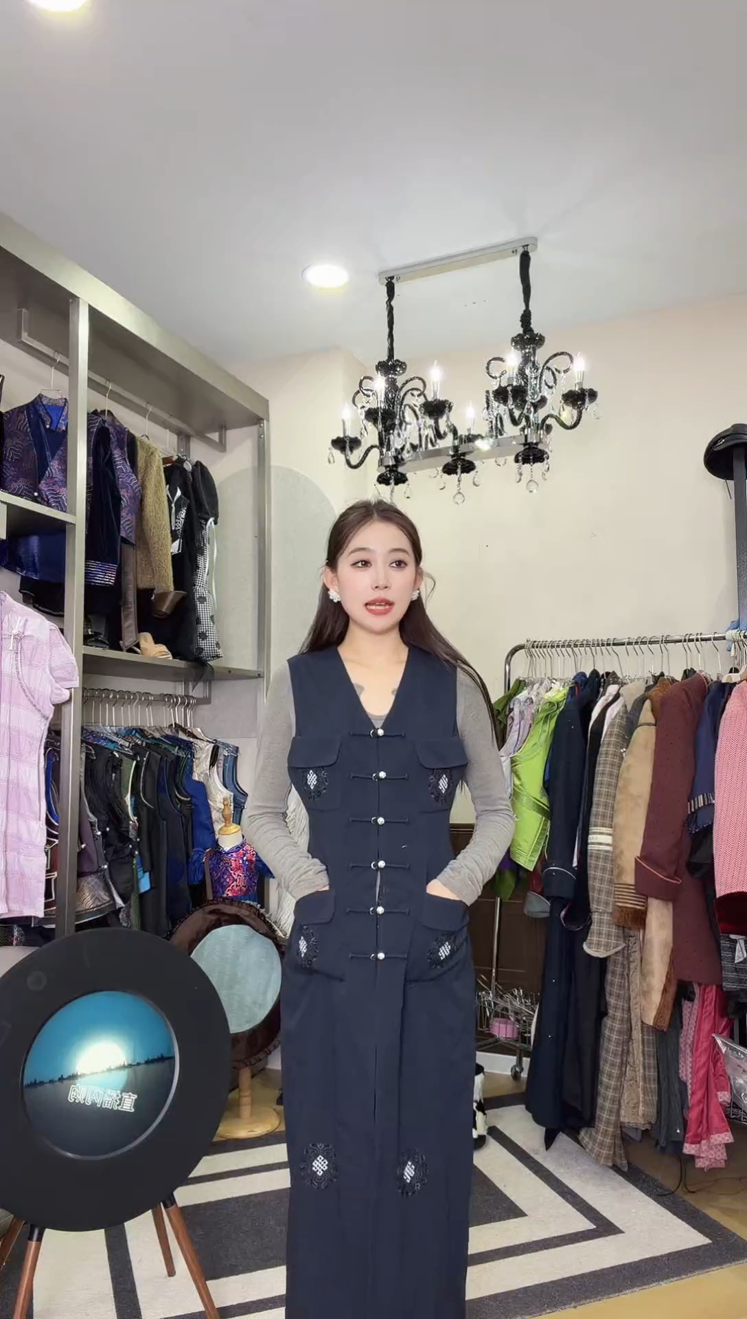 斜肩款【希贵蒙古袍】75号蒙古袍 115斤以下去穿