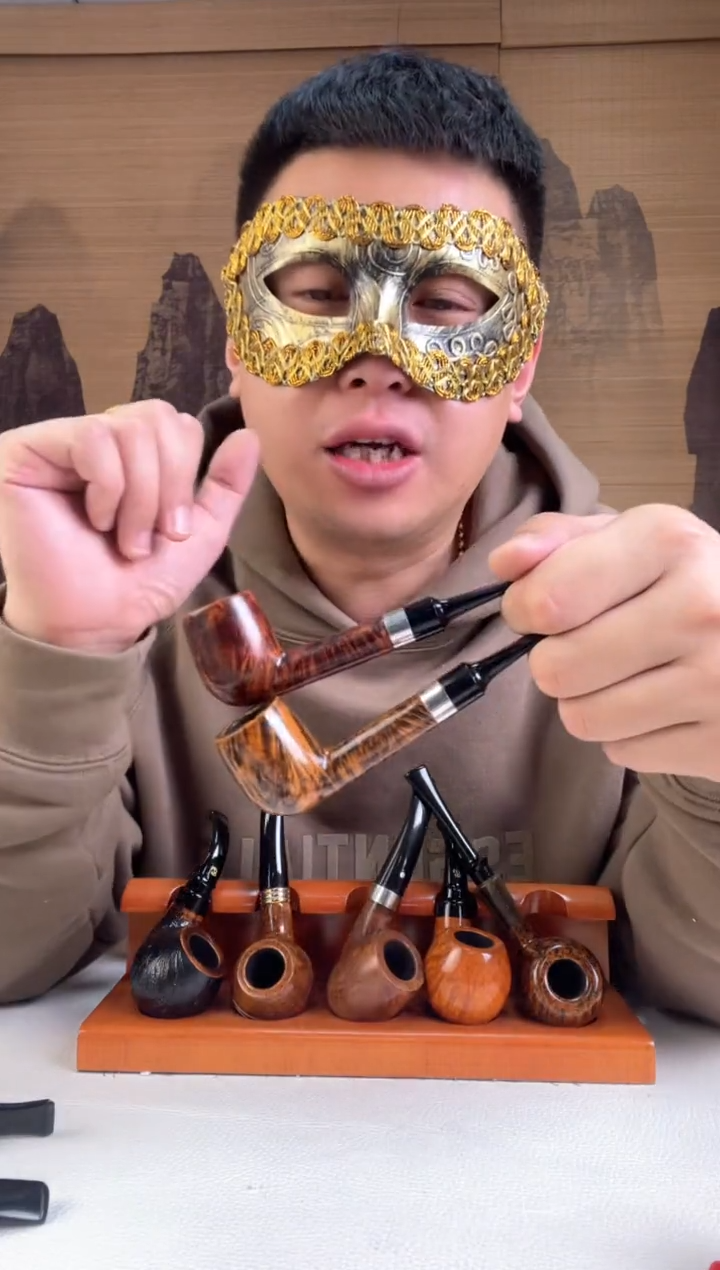 石楠木纯手工意大利石楠木烟斗