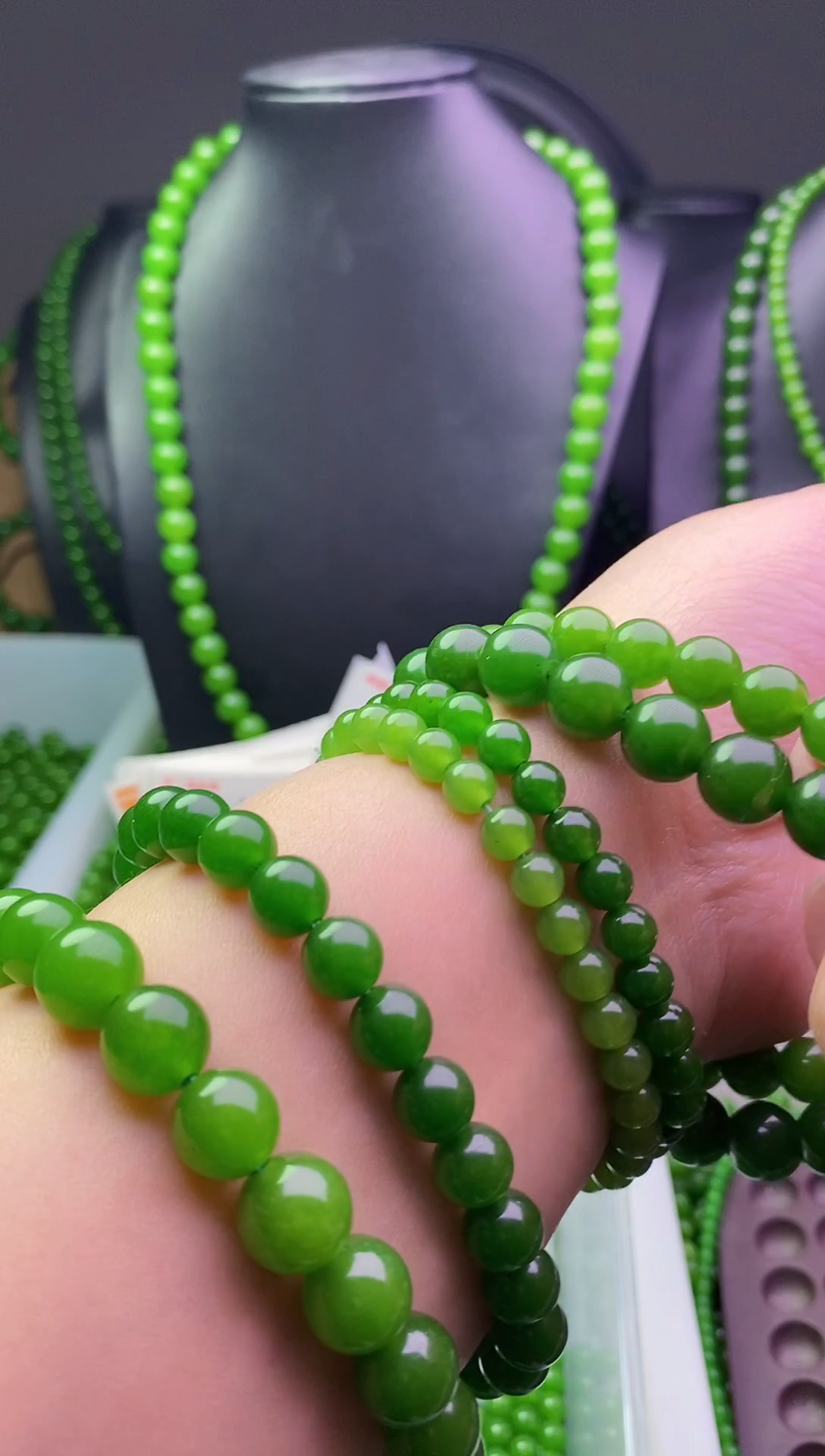 编织品用****8卡8的120颗菠菜绿