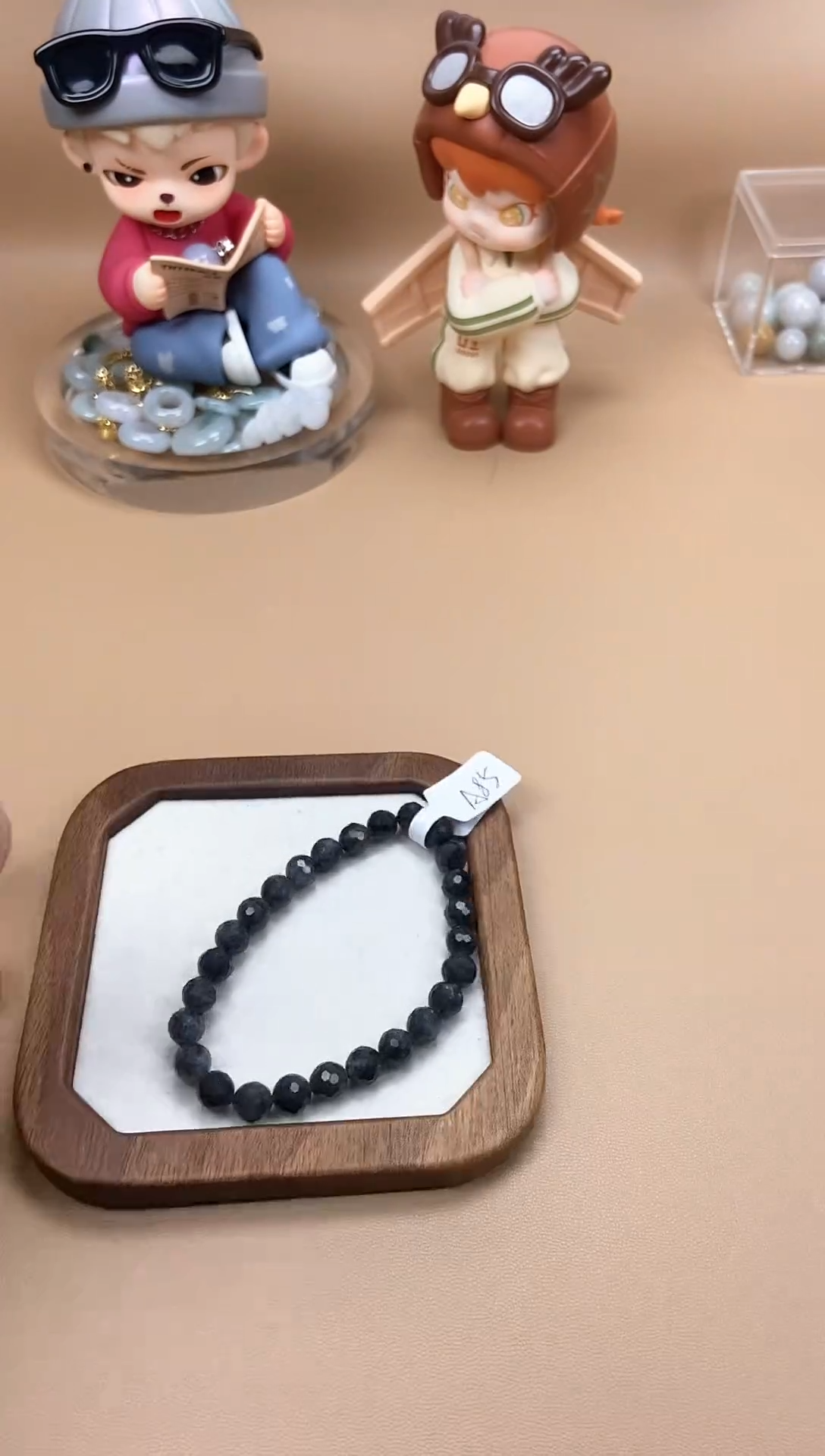 【闪购商品】翡翠手串未镶嵌天然翡翠A货手串A85