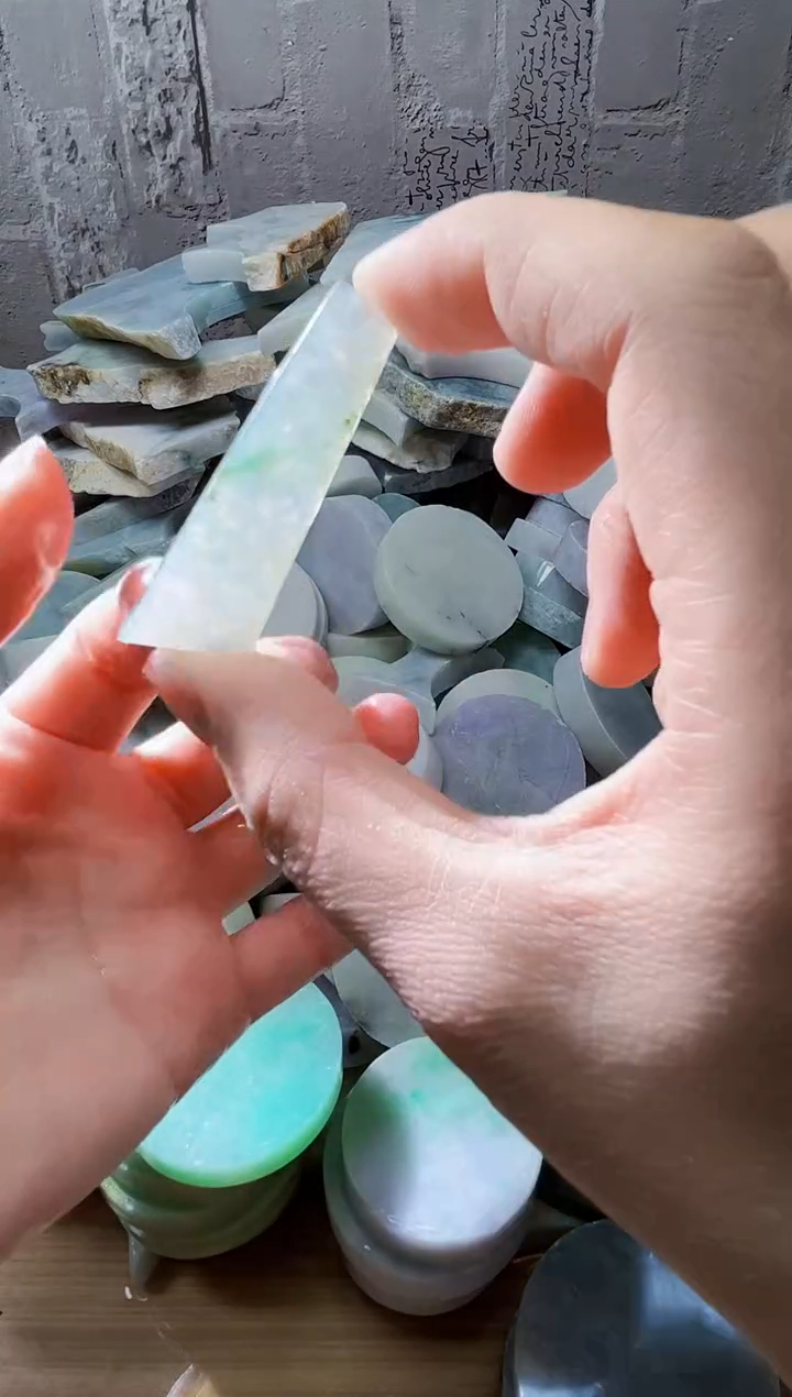 裸石翡翠天然翡翠A货古 南 182