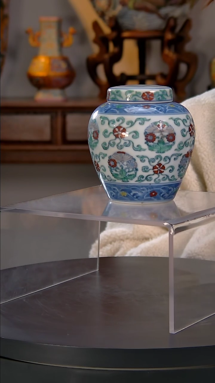 【闪购商品】青花斗彩罐精品陶瓷