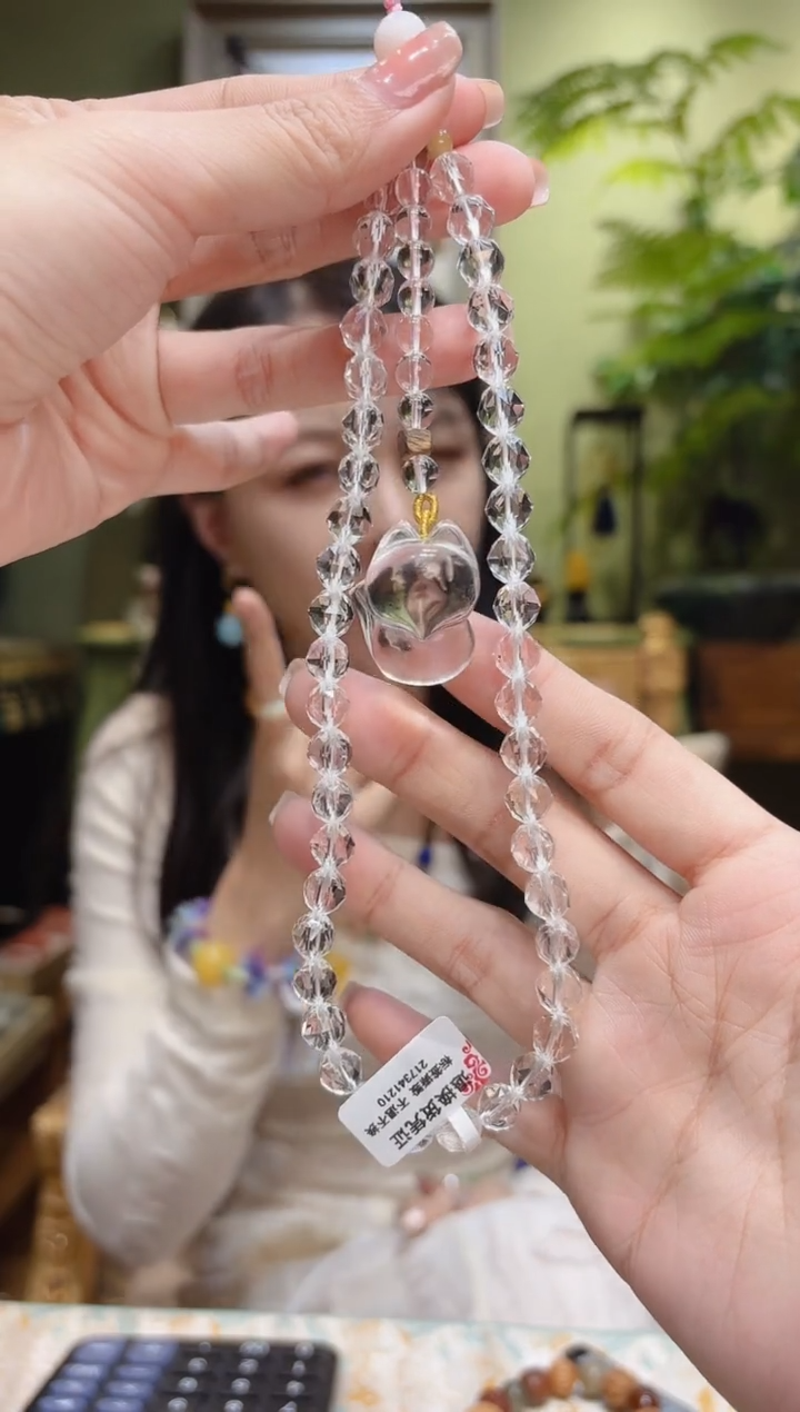 【闪购商品】水晶挂件未镶嵌白凤九白水晶挂件