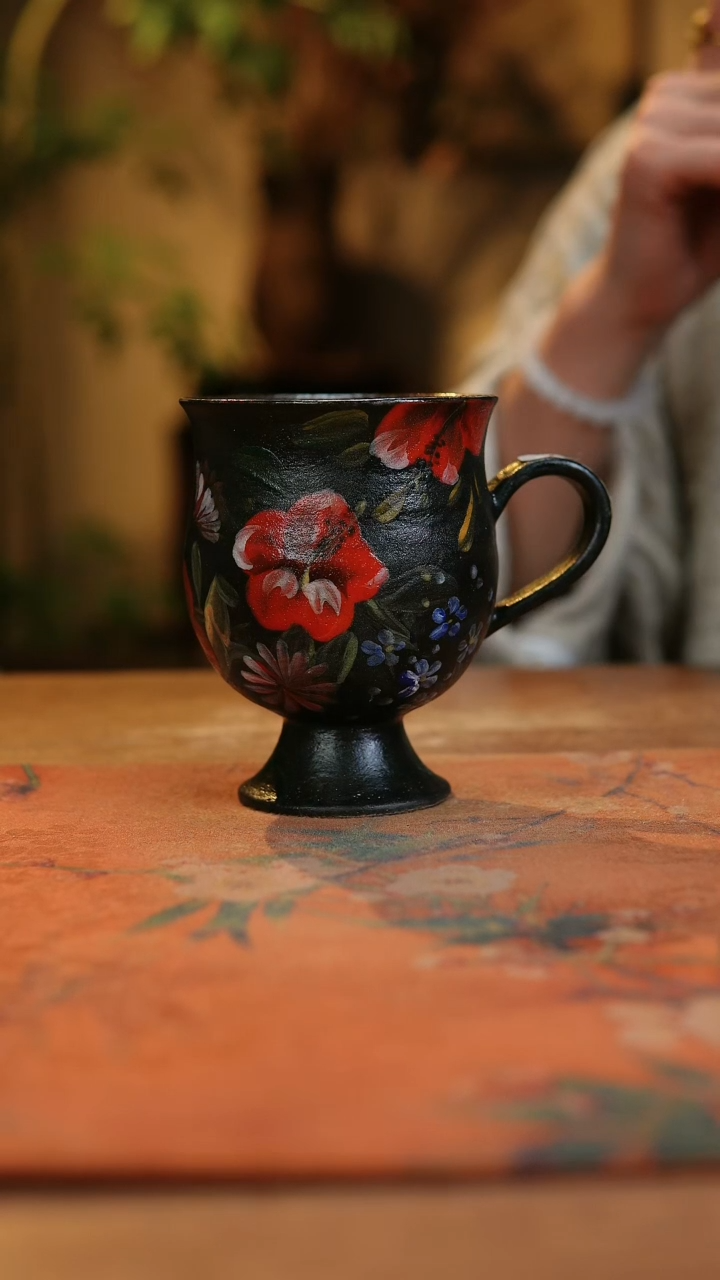 【闪购商品】瓷片1027景德镇手工手绘釉下彩高温瓷