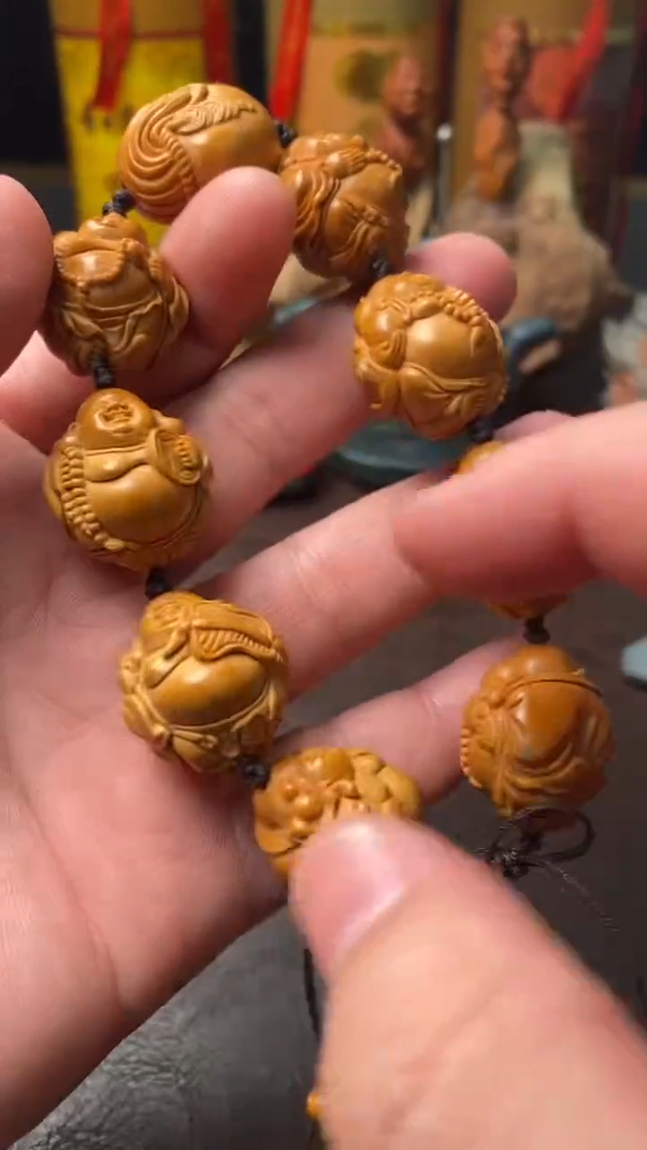 【闪购商品】橄榄核手串/手链40-弥勒手串一条