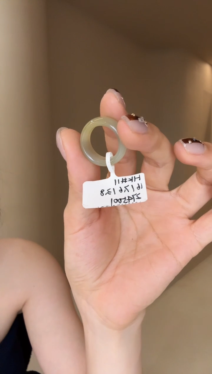 【闪购商品】和田玉戒指未镶嵌11码糖白