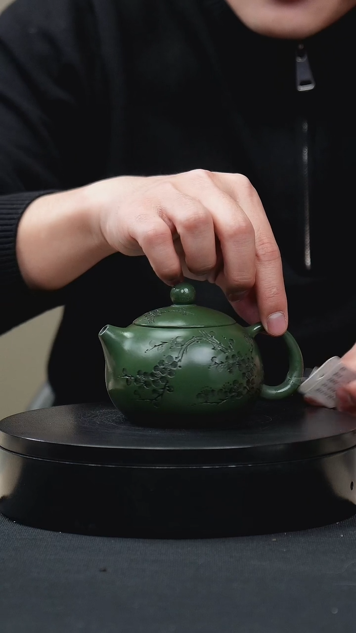 【闪购商品】紫砂茶壶037民国绿西施手工紫砂壶