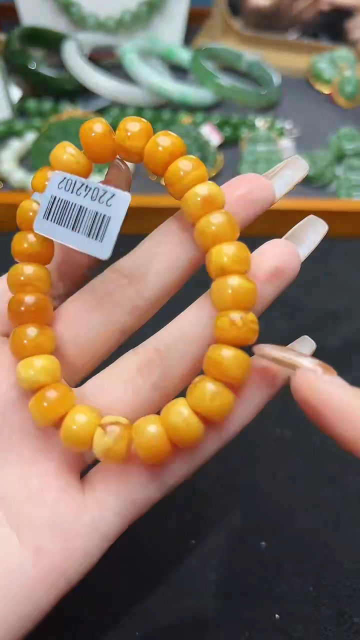 【闪购商品】蜜蜡手串未镶嵌38手串