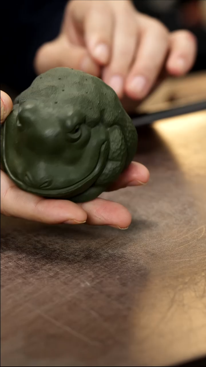 紫砂茶宠紫砂大嘴蛙