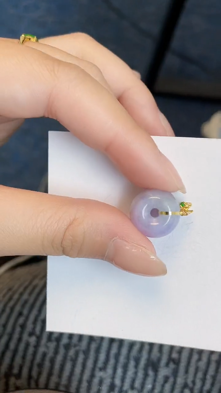 【闪购商品】翡翠颈饰18K金镶嵌000000000