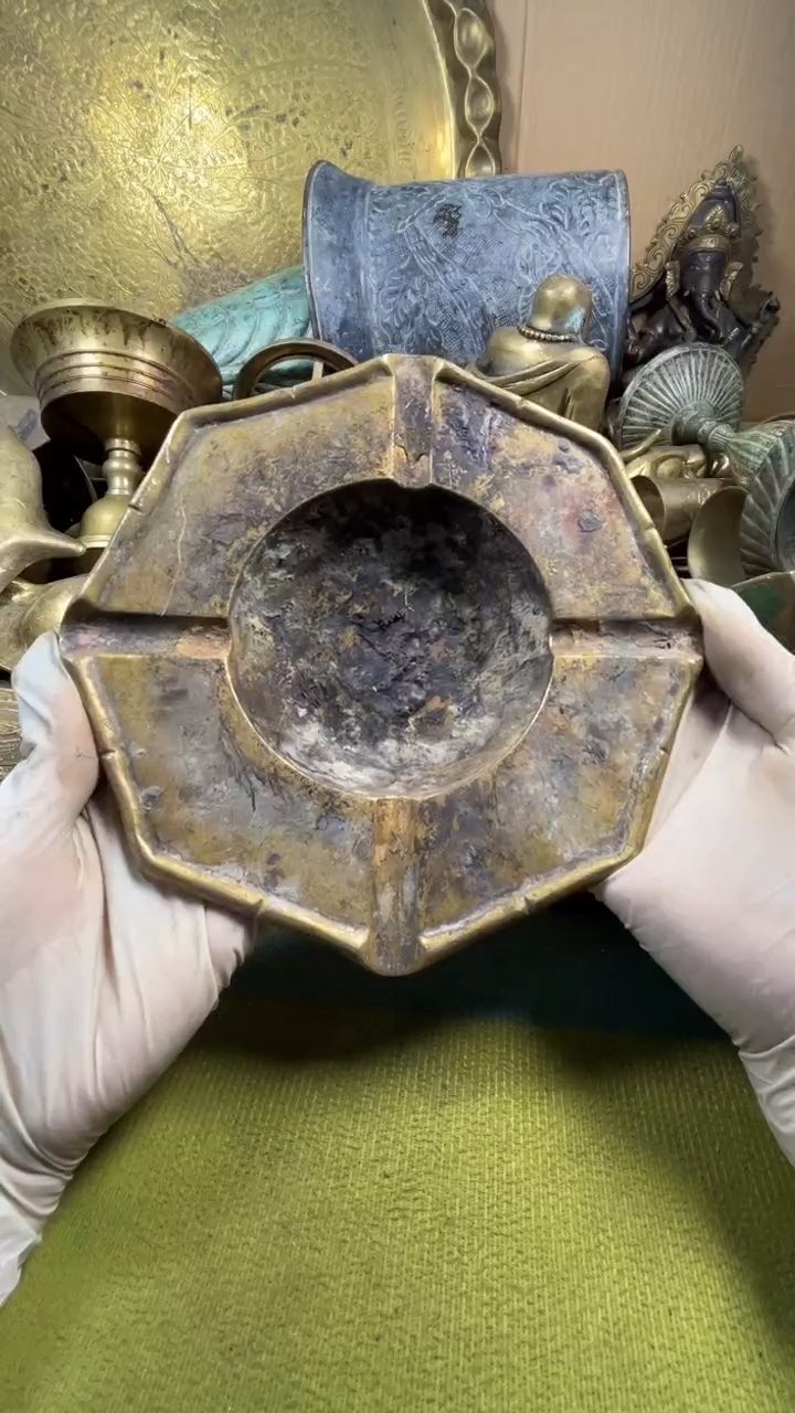 a*亿锦铜回流铜器摆件78