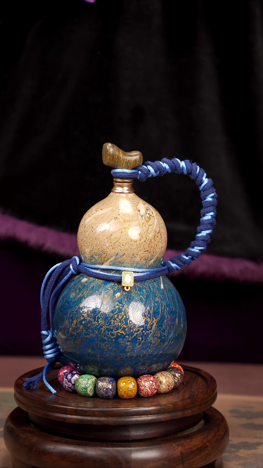 【闪购商品】60 易林高端工艺大漆酒葫芦--358