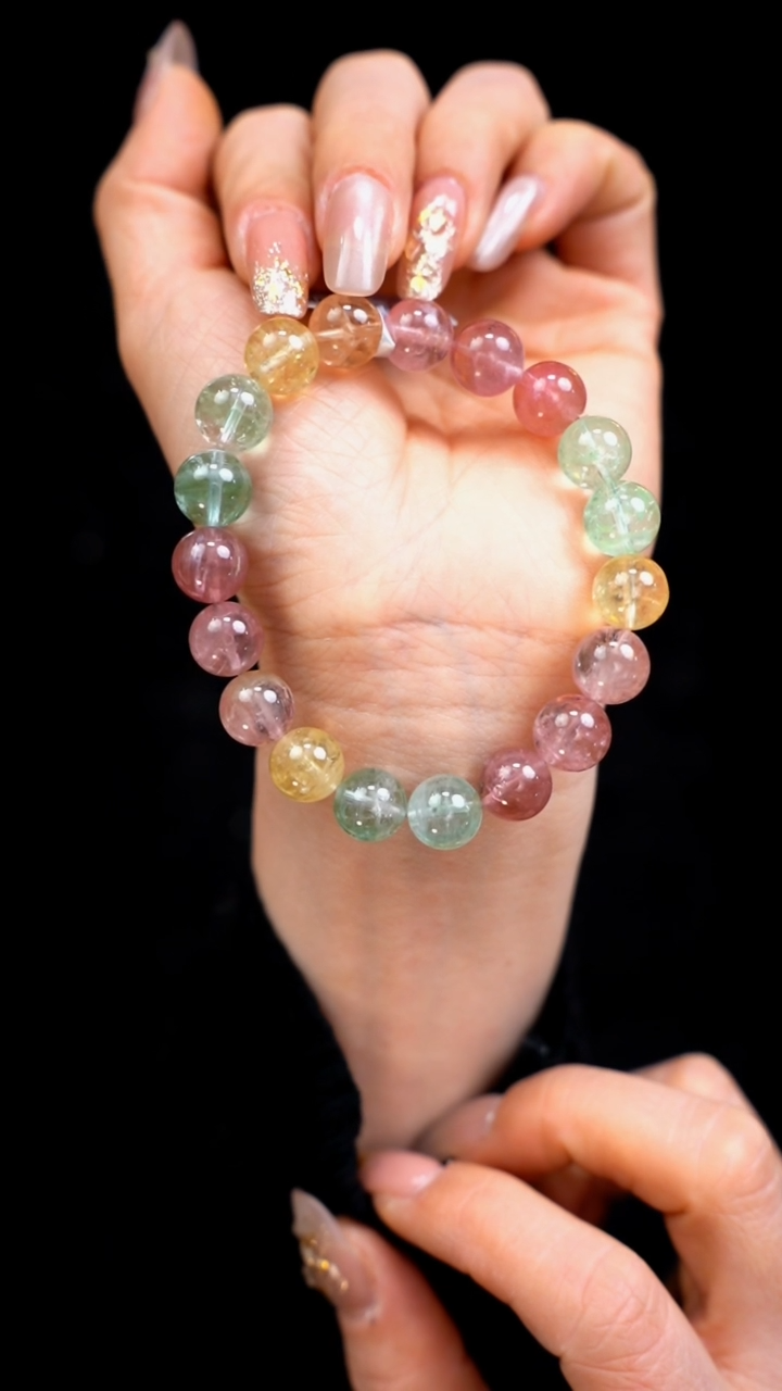 【闪购商品】碧玺手链未镶嵌g124 碧玺手链10mm+