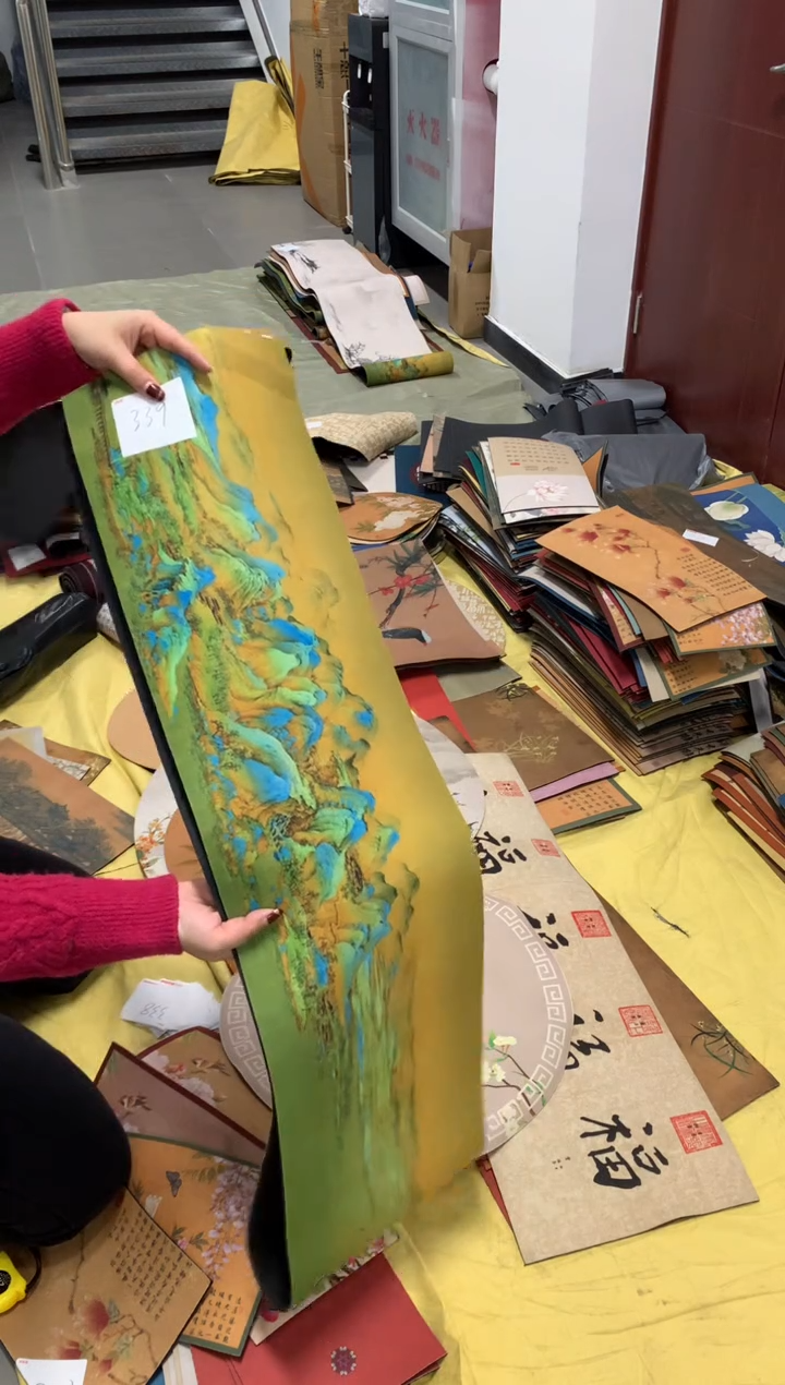 混纺微瑕茶席-30X200-339号