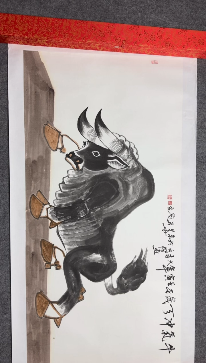 国画柒***壹手绘8平尺左右