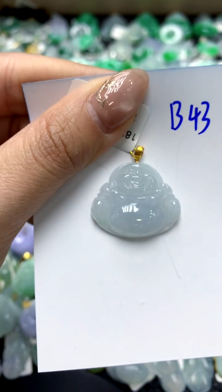 【闪购商品】翡翠颈饰18K金镶嵌1111111111111111
