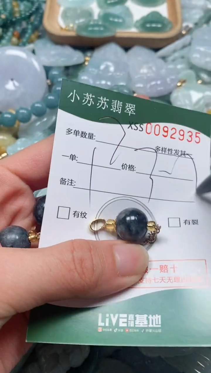 【闪购商品】翡翠颈饰未镶嵌闪购商品0092935多样性