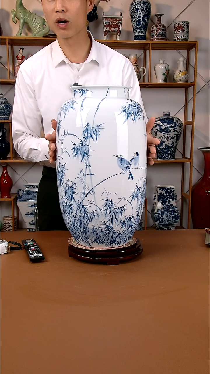 瓶景德镇手工手绘陶瓷摆件5
