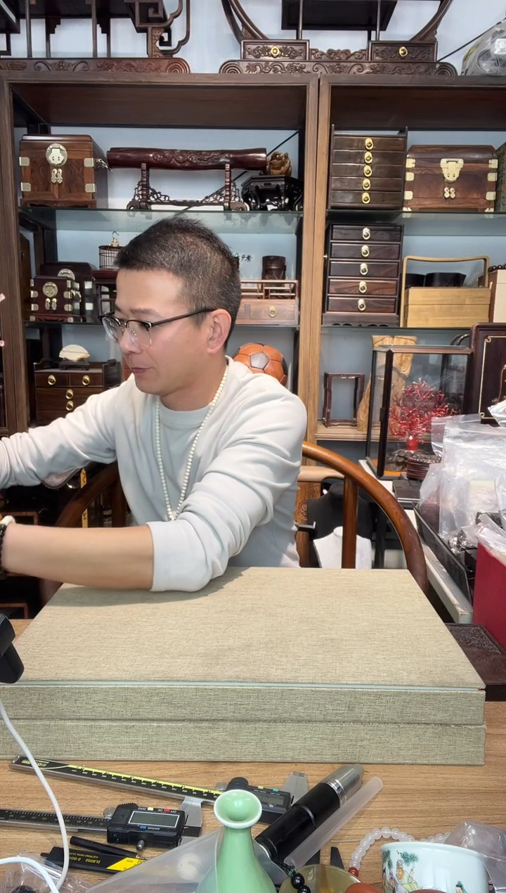 乌木类书架双**鱼641花色茶叶罐