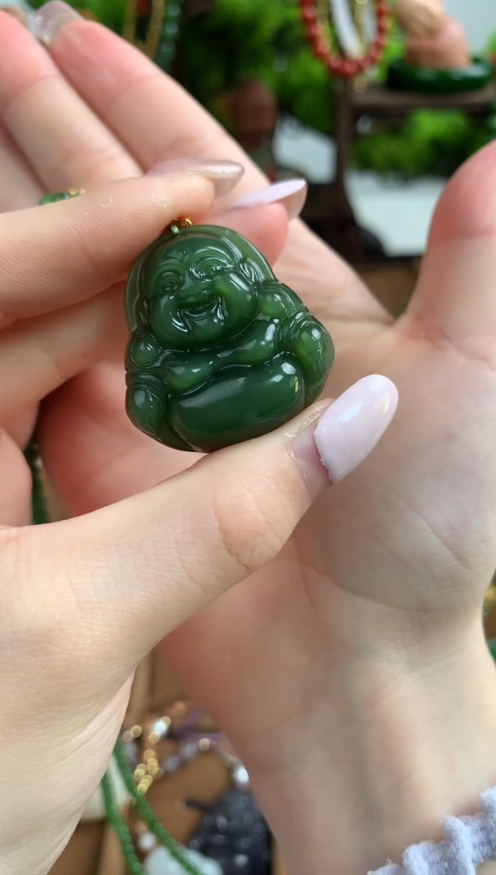 【闪购商品】和田玉颈饰未镶嵌吊坠30mm