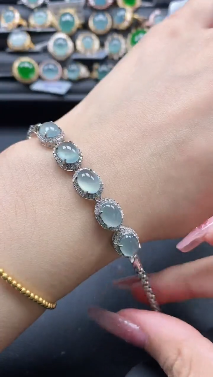 【闪购商品】翡翠戒指银S925镶嵌1111-