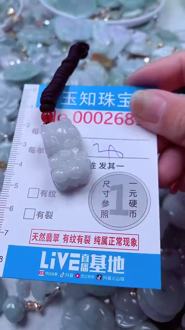 吊坠(不含链)未镶嵌翡翠2689