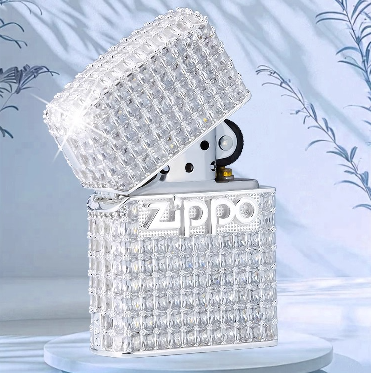 ZIPPO正品打火机满钻星辰V&G限定系列送朋友礼物个性防风煤油火机