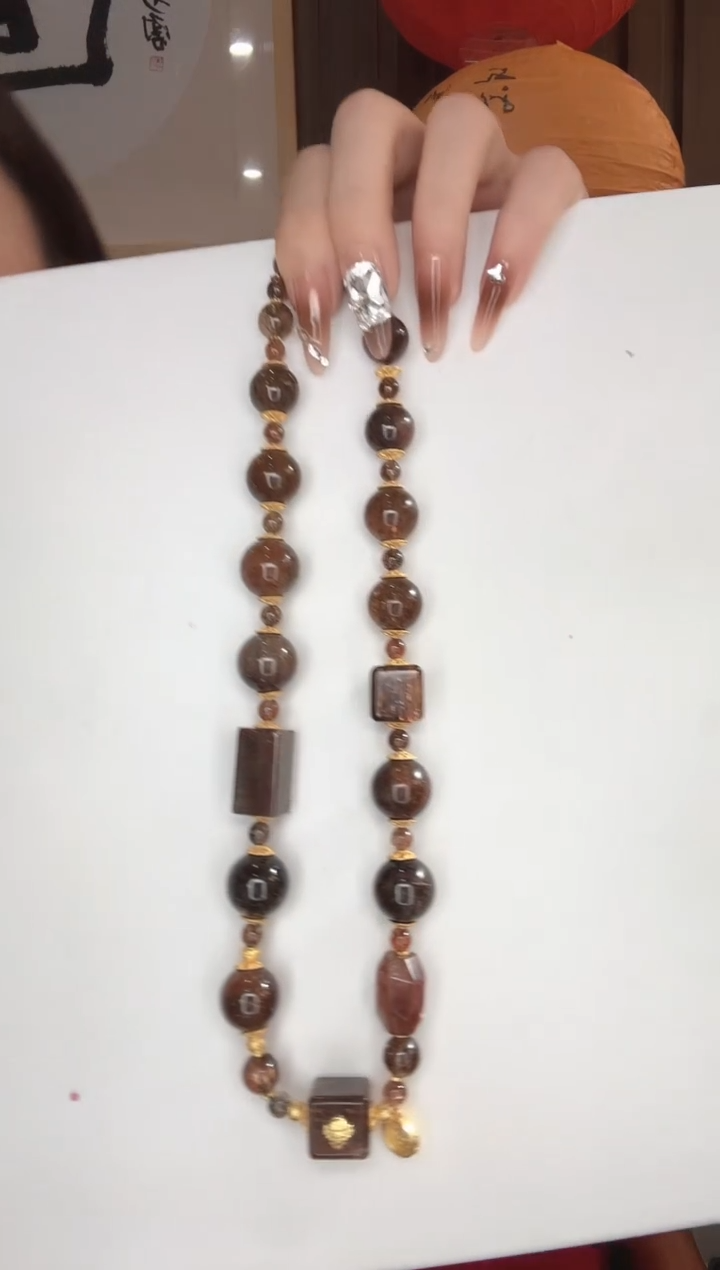 【闪购商品】水晶项链未镶嵌E605 胶花项链