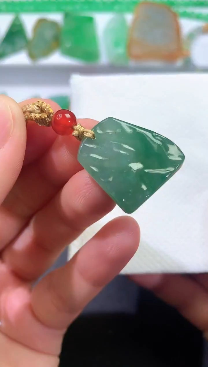 颈饰未镶嵌翡翠573