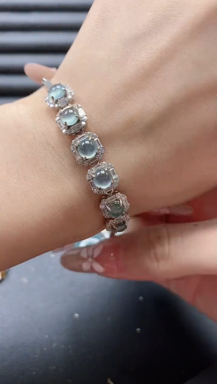 【闪购商品】翡翠戒指银S925镶嵌51511