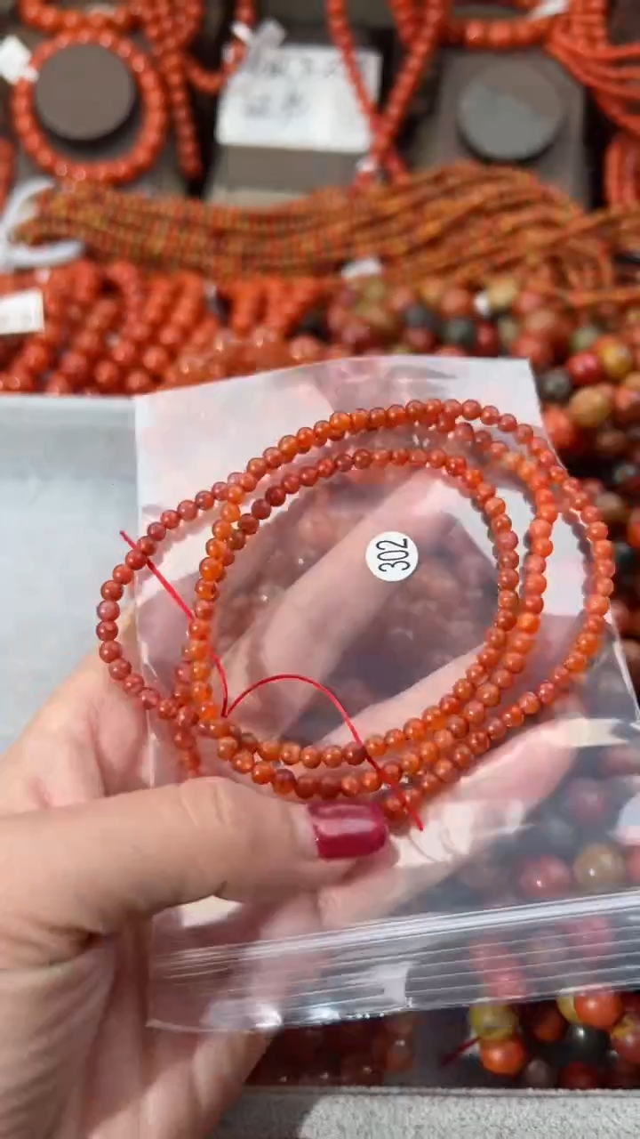 【闪购商品】南红玛瑙手串未镶嵌4+