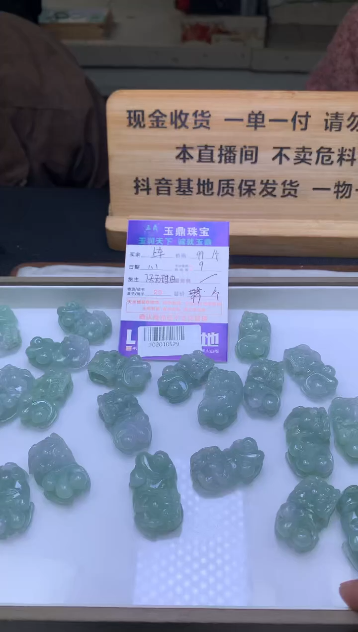 吊坠(不含链)未镶嵌翡翠多样性发其一 - F02010529