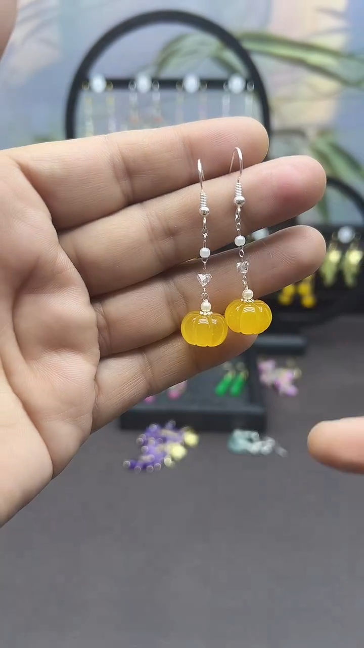 未镶嵌耳饰玛瑙/玉髓210