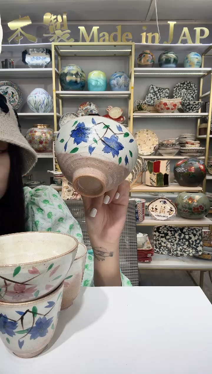 瓷11.5厘米饭碗蓝一只装