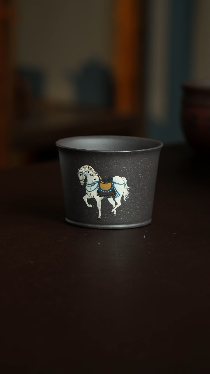 茶杯紫砂19号宜兴原矿紫砂作品