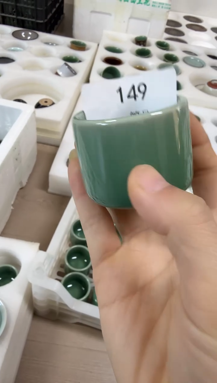 青瓷手工茶器包邮不带礼盒