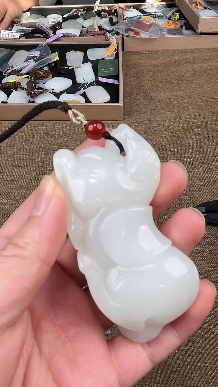 颈饰未镶嵌和田玉12.5XT多样性拍一发一75