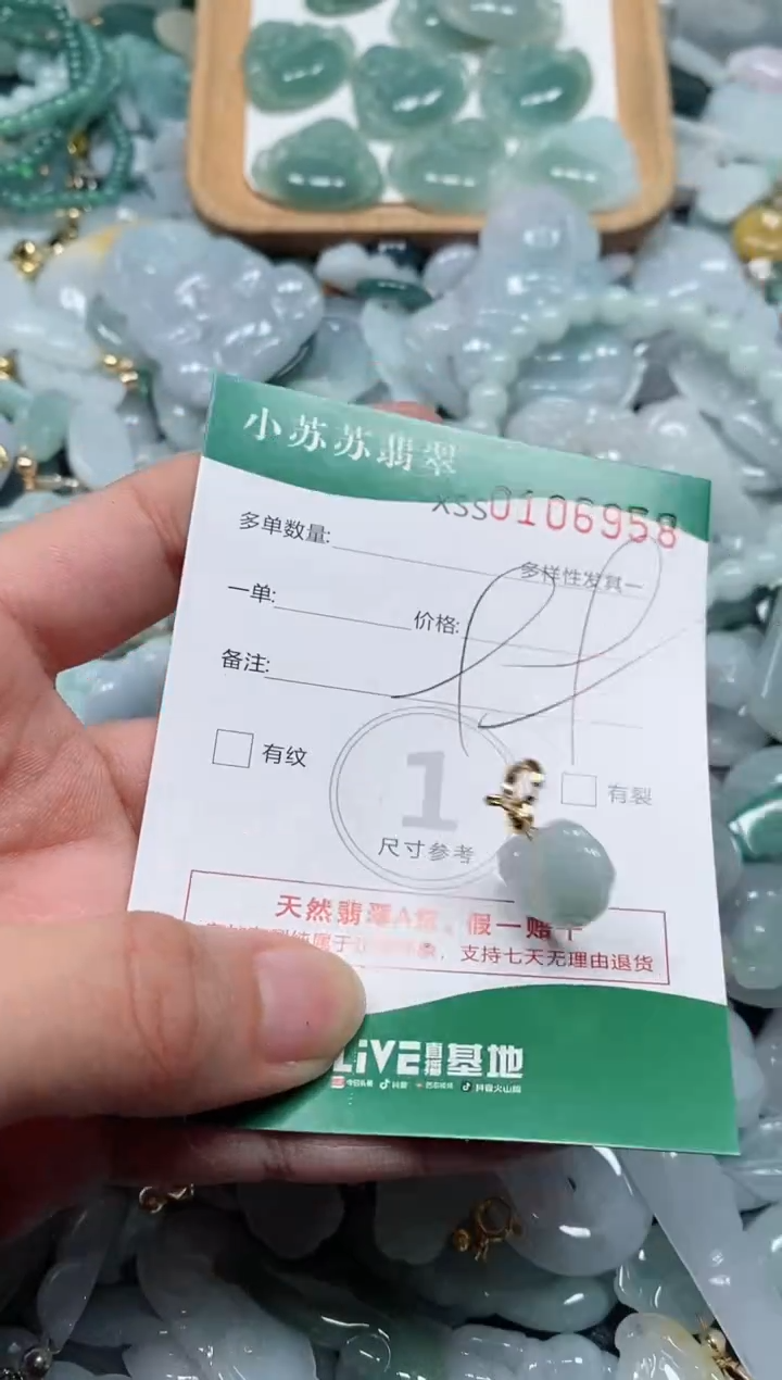 【闪购商品】翡翠颈饰未镶嵌闪购商品0106958