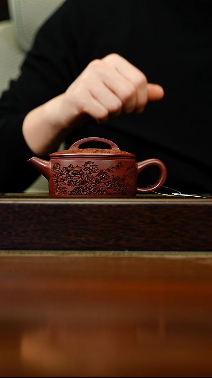 茶壶紫砂宜兴原矿 半手工 紫砂壶容量160CC