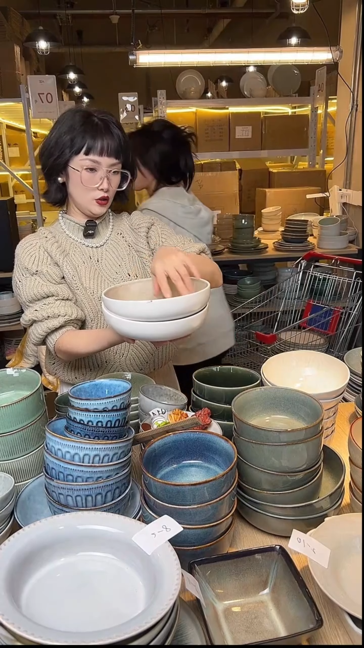 瓷28外贸尾货窑变釉下彩默认微瑕